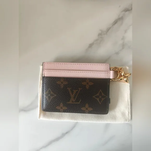 Louis Vuitton Charms Pink and Brown Card Holder - Picture 6 of 6